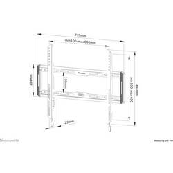 Neomounts WL30-550BL16 TV držák na zeď 101,6 cm (40) - 190,5 cm (75) pevný