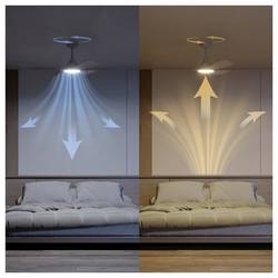 Philips LED Olas stropní ventilátor 30 W s dálkovým ovládáním, stmívatelný