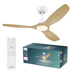 Philips LED Olas stropní ventilátor 35 W s dálkovým ovládáním, stmívatelný