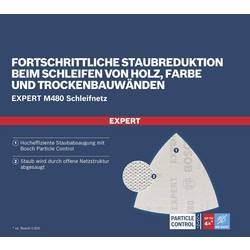 Bosch Accessories EXPERT M480 2608901204 sada brusných sítí s otvory Zrnitost 80, 80, 120, 120, 180, 180 (d x š) 93 mm x 93 mm 6 ks