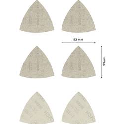 Bosch Accessories EXPERT M480 2608901204 sada brusných sítí s otvory Zrnitost 80, 80, 120, 120, 180, 180 (d x š) 93 mm x 93 mm 6 ks