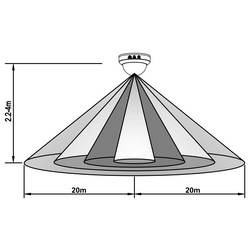 Sygonix SY-7403854 na strop detektor pohybu PIR 360 ° relé bílá