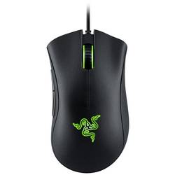 RAZER DeathAdder Essential optická ergonomická herní myš, přenos kabelový, 5 tlačítko, 6400 dpi, černá