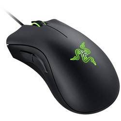 RAZER DeathAdder Essential optická ergonomická herní myš, přenos kabelový, 5 tlačítko, 6400 dpi, černá