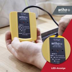 Wiha 45220 tester zásuvek, CAT III 300 V, LED