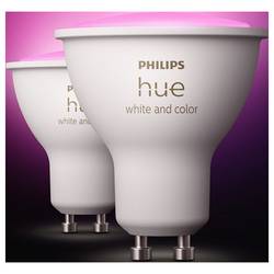 Philips Hue LED žárovka, LED stmívač 929003666513 Energetická třída (EEK2021): E (A - G) Hue White & Col. Amb. GU10 GU10 4.2 W vícebarevný