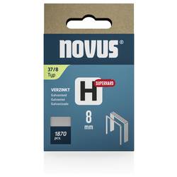 Novus Tools 042-0785 svorky z jemného drátu Typ 37 1870 ks Rozměry (d x š) 8 mm x 10.6 mm