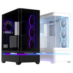Asus GEH PRIME AP304 TG ARGB BLACK PC skříň černá