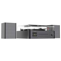 Reflexion HIF2084IR internetové rádio DAB+, CD přehrávač, Bluetooth®, vč. reproduktorů, černá, hnědá