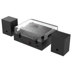 Reflexion HIF2084IR internetové rádio DAB+, CD přehrávač, Bluetooth®, vč. reproduktorů, černá, hnědá