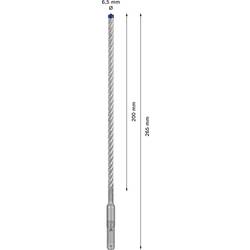 Bosch Accessories EXPERT SDS plus-7X 2608900080 wolfram-karbid příklepový vrták 1 ks 6.5 mm Celková délka 265 mm SDS plus 1 ks