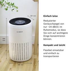 Bosch Home Comfort Air 4000i čistička vzduchu, 7733703376, 62 m², bílá, černá