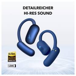 Anker Soundcore AeroFit 2 sluchátka otevřená (On Ear) Bluetooth® stereo modrá Nabíjecí pouzdro