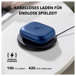 Anker Soundcore AeroFit 2 sluchátka otevřená (On Ear) Bluetooth® stereo modrá Nabíjecí pouzdro