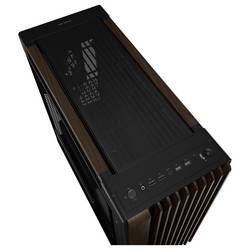 Asus GEH PROART PA602 WALNUT WOOD TG PWM midi tower PC skříň černá, dřevo