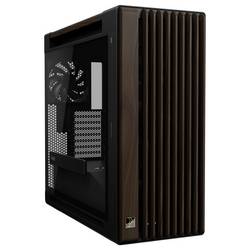 Asus GEH PROART PA602 WALNUT WOOD TG PWM midi tower PC skříň černá, dřevo