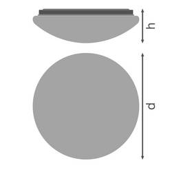 OSRAM HOMELIGHTING Ceiling Essential 250mm E27 4099854444609 venkovní nástěnné LED osvětlení LED E27 bílá