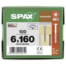 SPAX 0251010601605 R 88193 m.Spitze/T-STAR šroub do dřeva 6 mm 160 mm T-STAR plus ocel WIROX 100 ks