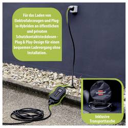 Brennenstuhl 1384010 EV nabíjecí stanice typ 2, Mode 2 , 10 A, 2.3 kW, výstupů 2 x, žádná, 1384010