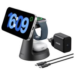 Anker Nabíjecí adaptér ANKER MagGo 3-in-1 Charging Station bk B25M4G11 černá