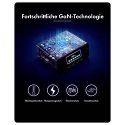 ICY BOX IB-PS2401 USB nabíjecí hub, GaN, 4x USB-C®, 2x USB A, 240 W, černá