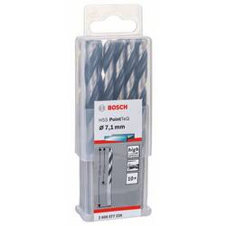 Bosch Accessories 2608577239 2608577239 HSS kovový spirálový vrták 7.1 mm Celková délka 109 mm DIN 338 válcová stopka 10 ks