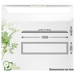 Briloner PIATTO 3987016 LED panel Energetická třída (EEK2021): A (A - G) 12.6 W bílá bílá