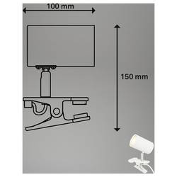 Briloner KLEM 2766016 upínací světlo GU10 9 W bílá