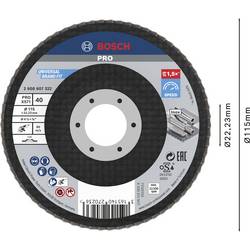Bosch Accessories 2608607322 X571 vějířový brusný kotouč Průměr 115 mm Ø otvoru 22.33 mm Zrnitost 40 ocel 1 ks