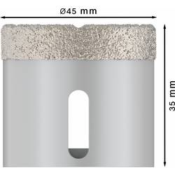 Bosch Accessories Bosch Power Tools 2608599015 diamantový vrták pro vrtání za sucha 1 ks 45 mm diamantová vrstva 1 ks