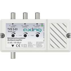 Axing TVS00503 širokopásmový antenní zesilovač DAB+ , DVB-T , UKW 33 dB