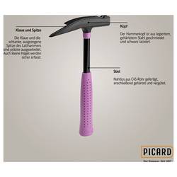 Picard Pink Edition Nr.626M 626 DIN 7239 0062610 kladivo na latě 760 g 320 mm DIN 7239 1 ks