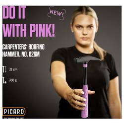 Picard Pink Edition Nr.626M 626 DIN 7239 0062610 kladivo na latě 760 g 320 mm DIN 7239 1 ks