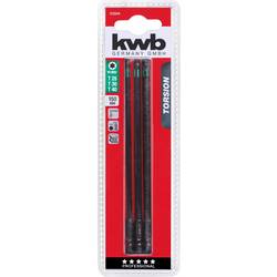 kwb 123244 Bit TX Pohon (šroubovák): 1/4 (6,3 mm) Typ zakončení: TX TX 25, TX 30, TX 40 150 mm