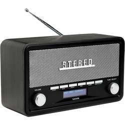 Denver DAB-18 111111000510 kuchyňské rádio, FM, DAB+, Bluetooth, funkce alarmu, tmavě šedá