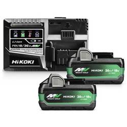 HiKOKI UC18YSL3WHZ UC 18 YSL3WHZ akumulátor do nářadí a nabíječka 18 V, 36 V 2.5 Ah, 5 Ah