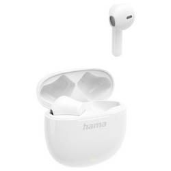 Hama Action One sluchátka otevřená (On Ear) Bluetooth® bílá Nabíjecí pouzdro telefon