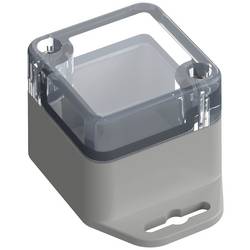 TRU COMPONENTS TC-10860372 Přírubové pouzdro 44.80 x 44.80 x 40.10 polykarbonát světle šedá 1 ks