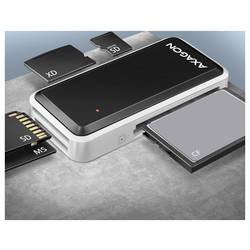 AXAGON CRE-X1 externí čtečka paměťových karet USB bílá, černá
