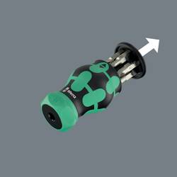 Wera Kompakt Stubby Magazin RA 4 2025 Univerzální šroubovák se zásobníkem bitů