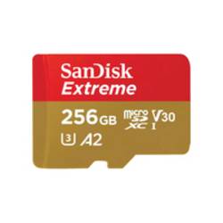SanDisk Extended Capacity SD (MicroSDHC) paměťová karta microSD 256 GB v30 Video Speed Class, UHS-I U3, Class 10