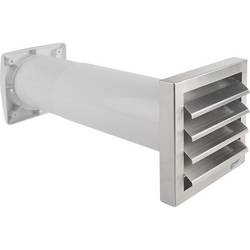 Wallair N37813 energeticky úsporný nástěnný ventilátor nerezová ocel, plast vhodný pro trubice s Ø: 12.5 cm