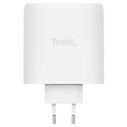 Trust USB nabíječka, GaN, 100 W, Power Delivery 3.0, bílá