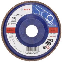 Bosch Accessories 2608607363 X551 vějířový brusný kotouč Průměr 115 mm Ø otvoru 22.33 mm Zrnitost 80 ocel 1 ks