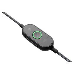 Logitech LOGI Wired Personal Video CollabKit Headset otevřená (On Ear) kabelová grafit Počítače