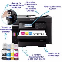 Epson EcoTank ET-16655 multifunkční tiskárna inkoustová barevná A3+ tiskárna, skener, kopírka, fax Tintentank systém, USB, Wi-Fi