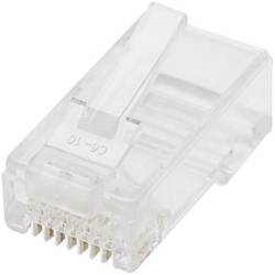 Intellinet 502344, zástrčka RJ45, krimpovací kontakt, transparentní, 100 ks