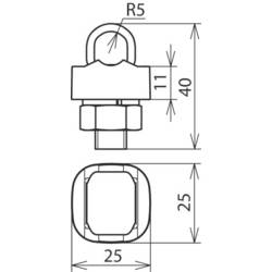 DEHN 301010 KSV 7.10 FER STTZN KS spojka 1 ks
