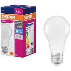 OSRAM HOMELIGHTING 4099854109829 LED Energetická třída (EEK2021) F (A - G) E27 klasická žárovka 8.5 W = 60 W studená bílá (Ø x v) 60 mm x 60 mm 1 ks