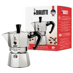 Bialetti Bialetti Moka Express 2TZ kávovar na espresso a cappuccino stříbrná
